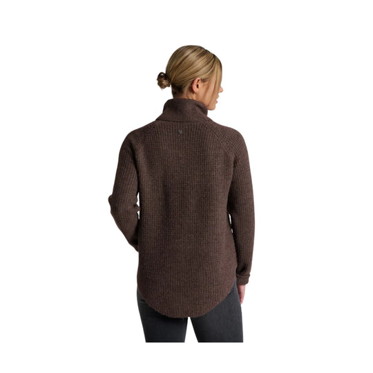 Kuhl Women's Sienna Sweater - Coffee - Lenny's Shoe & Apparel
