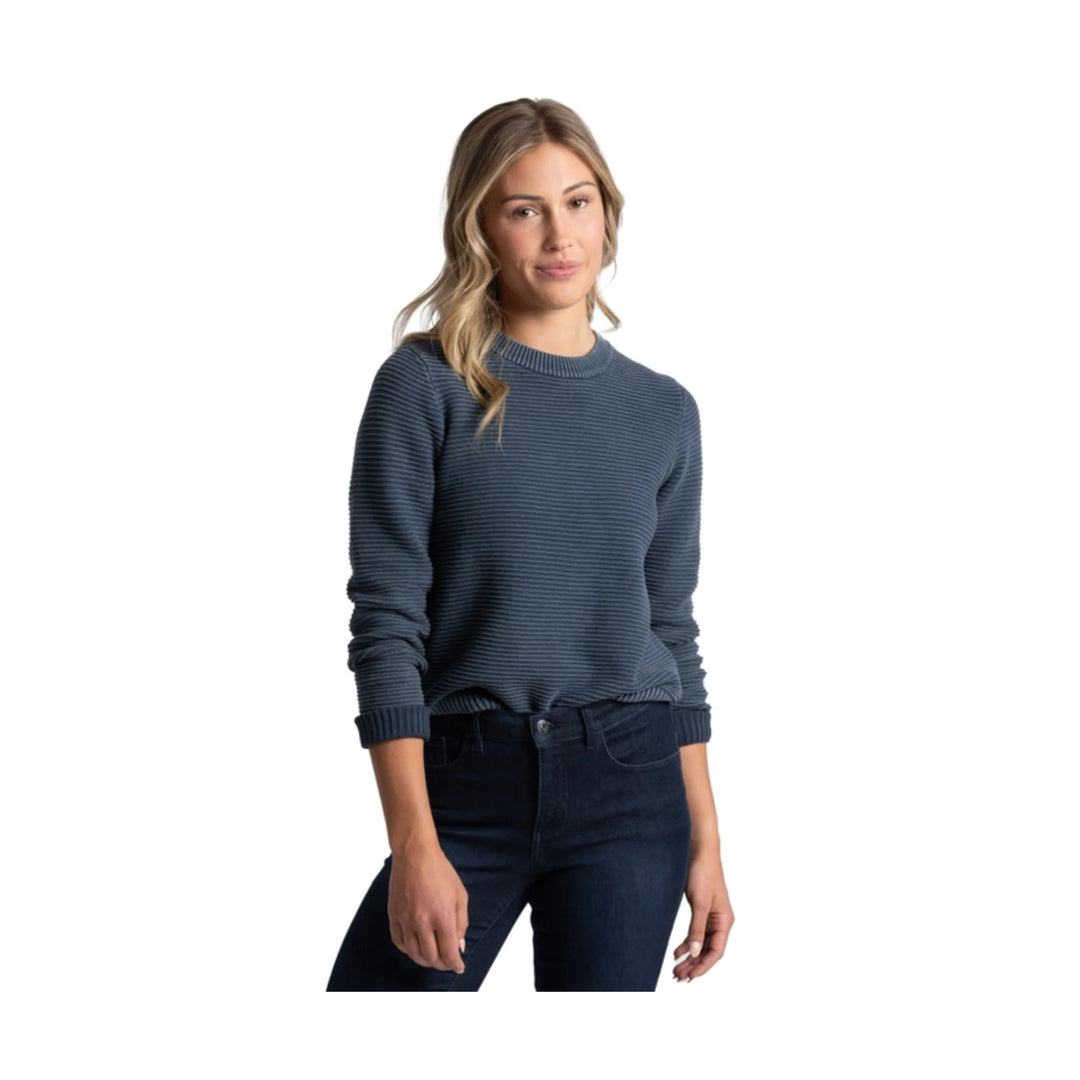 Kuhl Women's Sofie Sweater - Metal Blue - Lenny's Shoe & Apparel