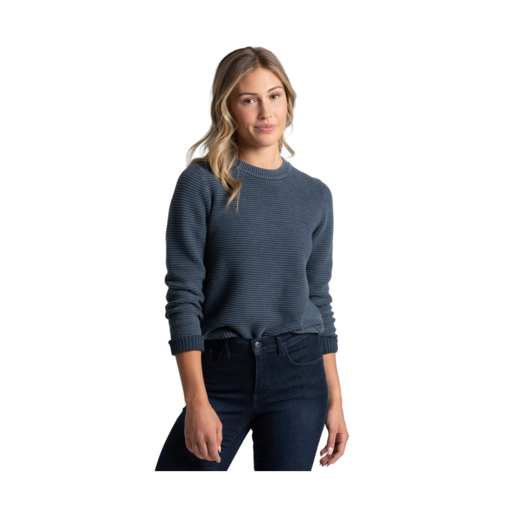 Kuhl Women's Sofie Sweater - Metal Blue - Lenny's Shoe & Apparel
