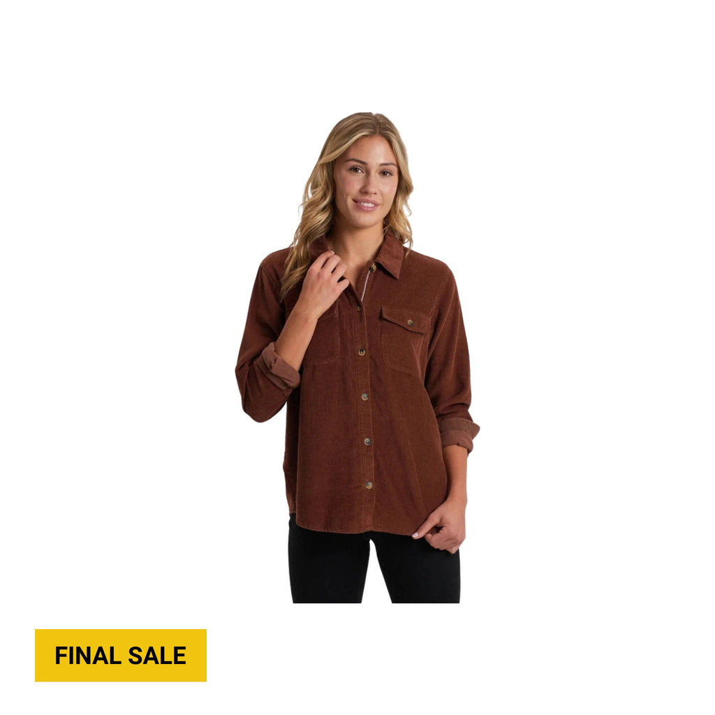 Kuhl Women's Tallula Cord Shirt - Mocha - Lenny's Shoe & Apparel
