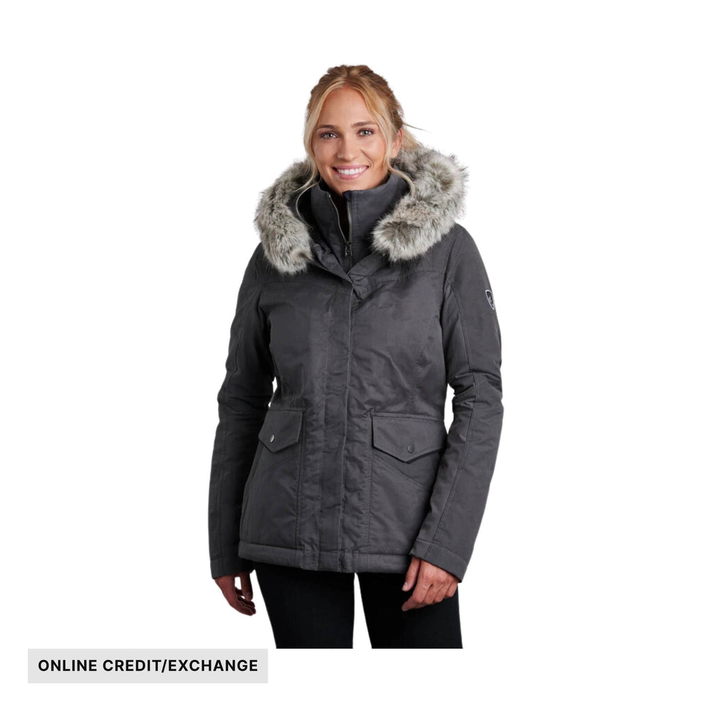 Kuhl Women's Ukon Fleece Lined Hoody - Carbon - Lenny's Shoe & Apparel