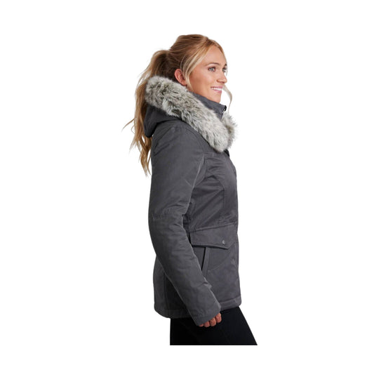 Kuhl Women's Ukon Fleece Lined Hoody - Carbon - Lenny's Shoe & Apparel
