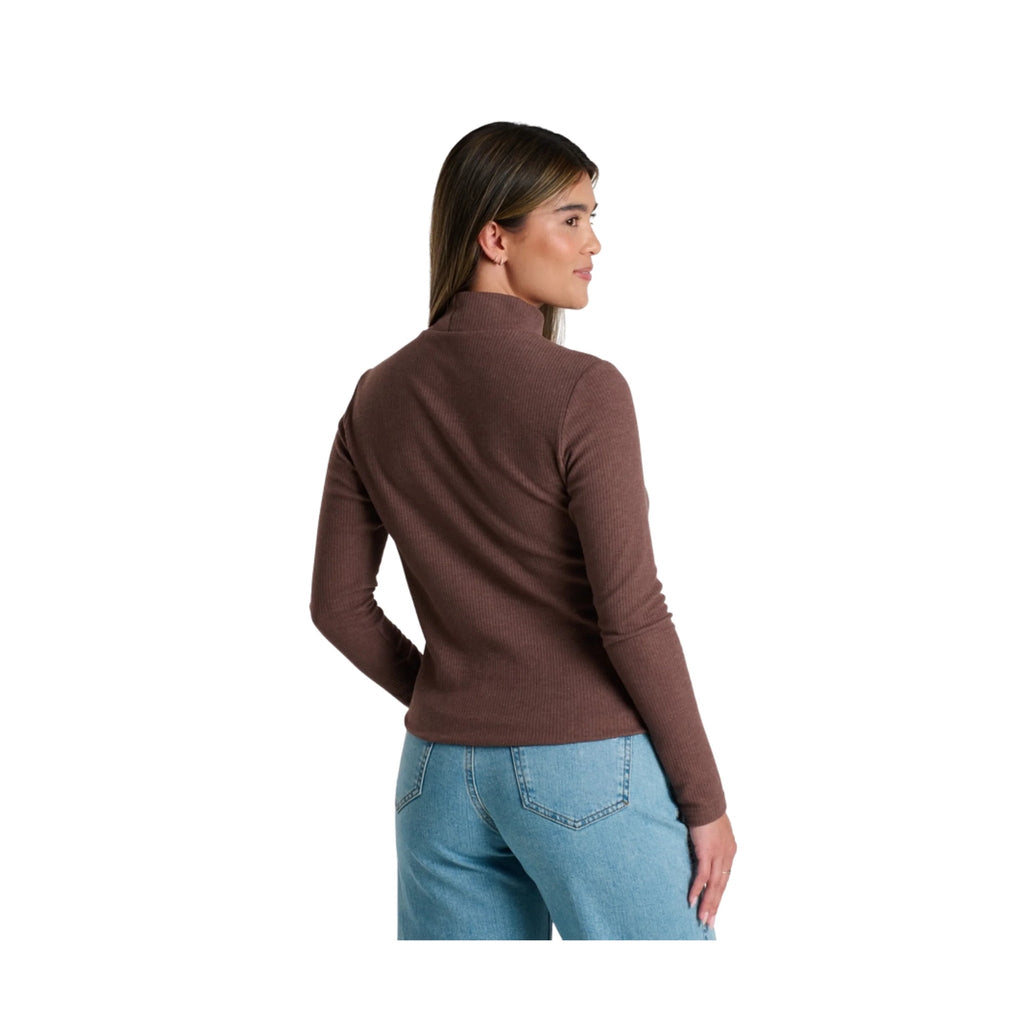 Kuhl Women's Verona Rib Long Sleeve Shirt - Coffee - Lenny's Shoe & Apparel
