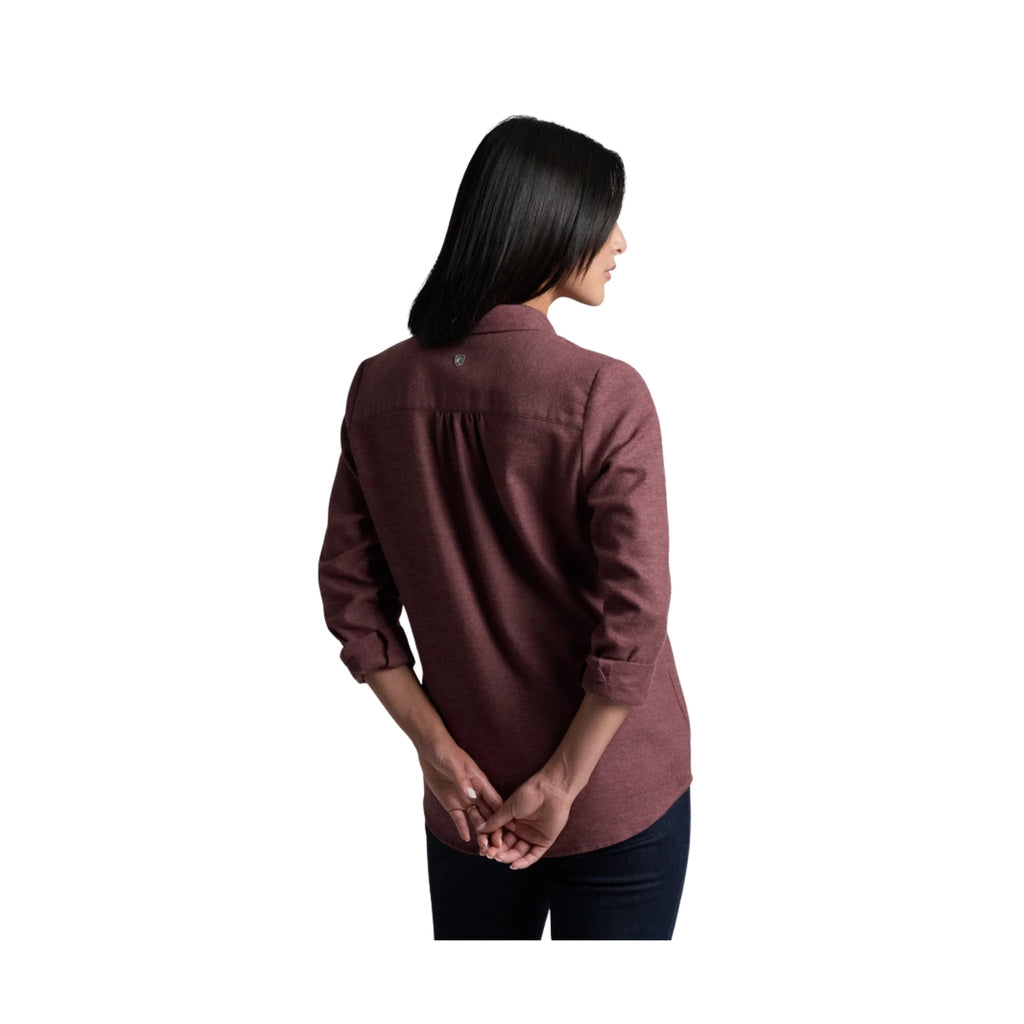 Kuhl Women's Whisper Flannel - Raisin - Lenny's Shoe & Apparel