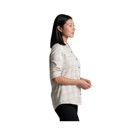 Kuhl Women's Whisper Flannel - Vanilla - Lenny's Shoe & Apparel