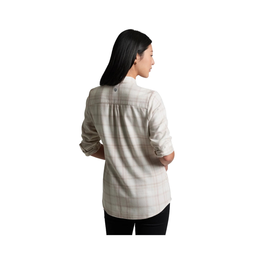 Kuhl Women's Whisper Flannel - Vanilla - Lenny's Shoe & Apparel
