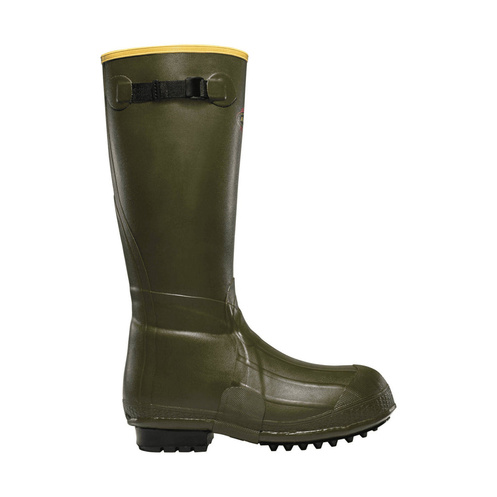 LaCrosse Men's Burly 18 Inch Air Grip Foam Insulated Rain Boot - Green - Lenny's Shoe & Apparel
