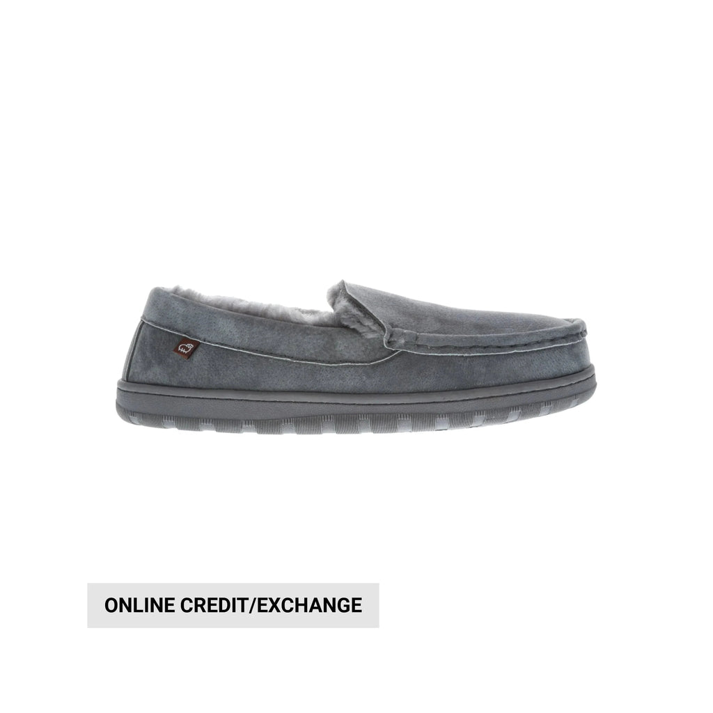 Lamo Men's Harrison Slippers - Dark Charcoal - Lenny's Shoe & Apparel