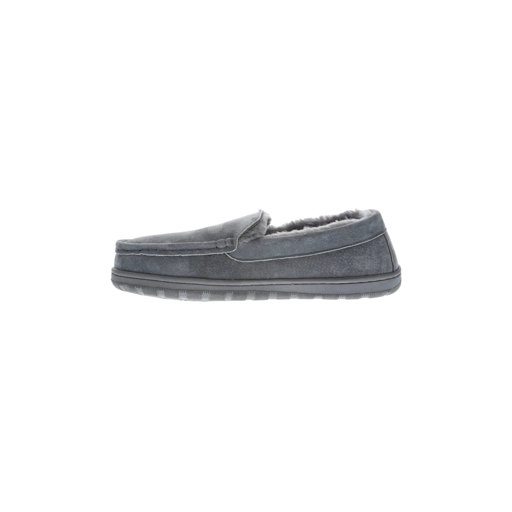 Lamo Men's Harrison Slippers - Dark Charcoal - Lenny's Shoe & Apparel