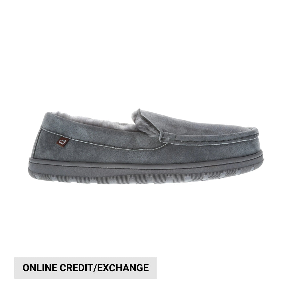 Lamo Men's Harrison Slippers - Dark Charcoal - Lenny's Shoe & Apparel