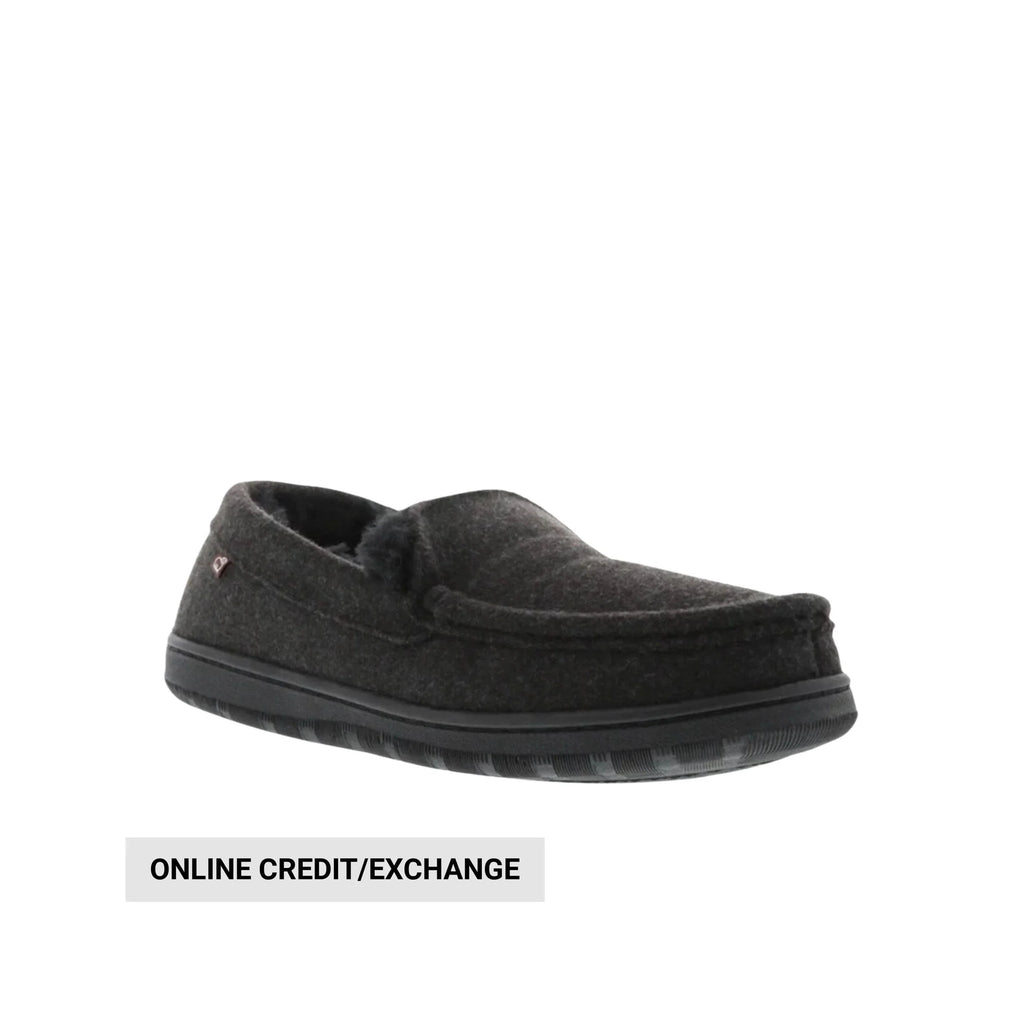 Lamo Men's Harrison Slippers - Gray/Black - Lenny's Shoe & Apparel