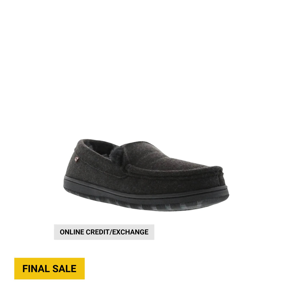 Lamo Men's Harrison Slippers - Gray/Black - Lenny's Shoe & Apparel