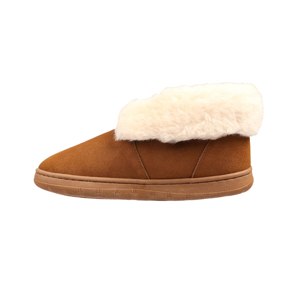 Lamo Women's Mabel Bootie Slippers - Chestnut - Lenny's Shoe & Apparel