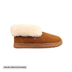 Lamo Women's Mabel Bootie Slippers - Chestnut - Lenny's Shoe & Apparel