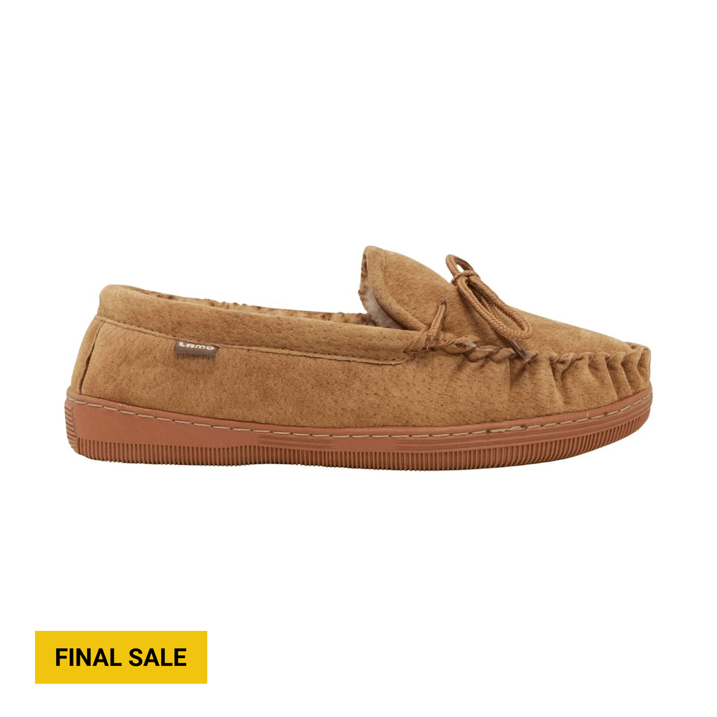 Lamo Women's Moccasin Slipper - Chestnut - Lenny's Shoe & Apparel
