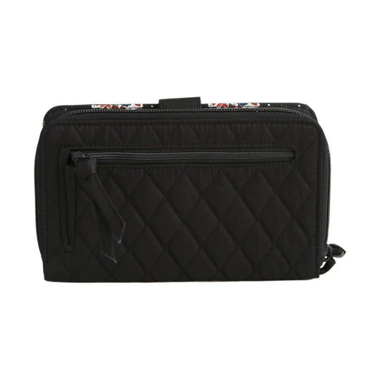 Large Tab Vera Bradley Cotton Large Tab Wallet - Moonless Night - Lenny's Shoe & Apparel