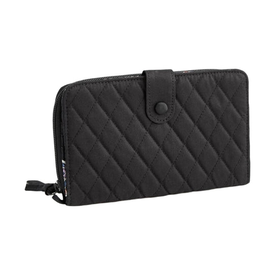Large Tab Vera Bradley Cotton Large Tab Wallet - Moonless Night - Lenny's Shoe & Apparel