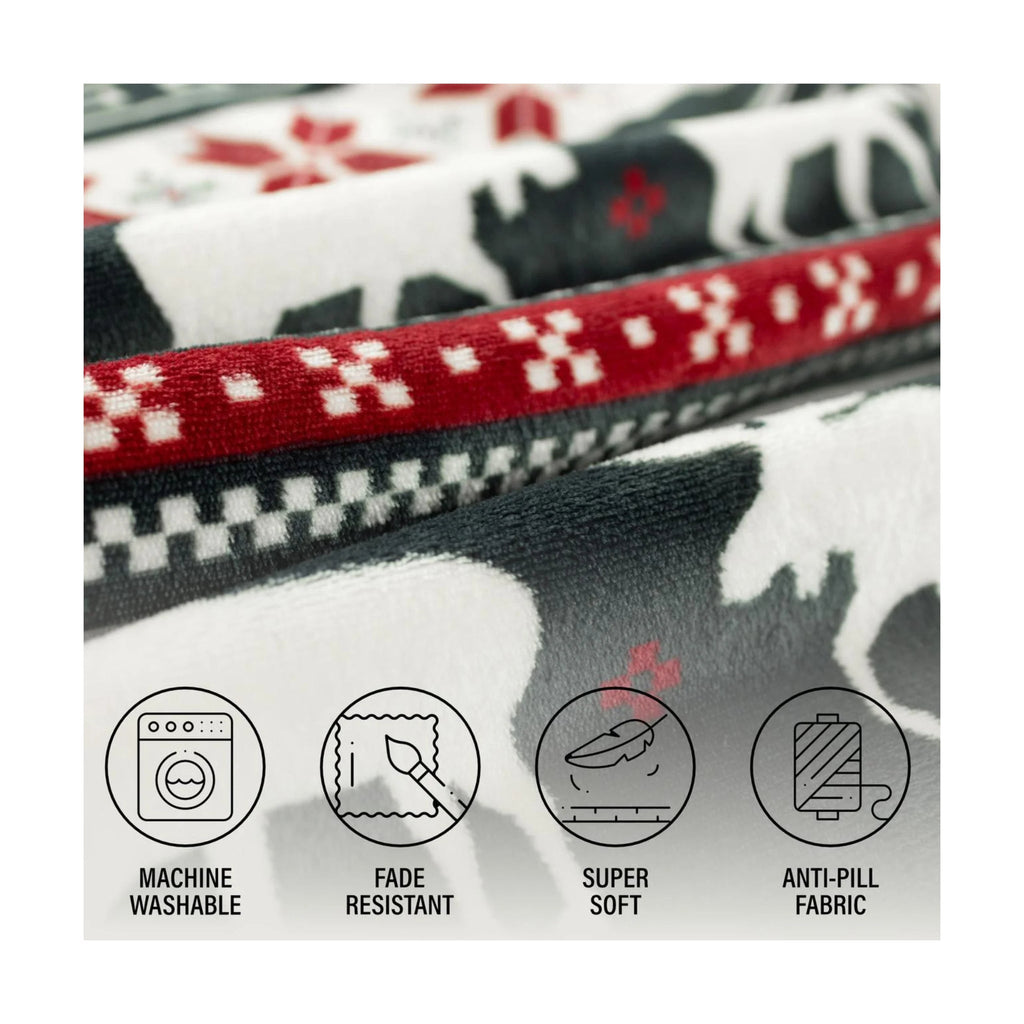 Lazy One Blanket Hoodie - Cabin Fair Isle - Lenny's Shoe & Apparel