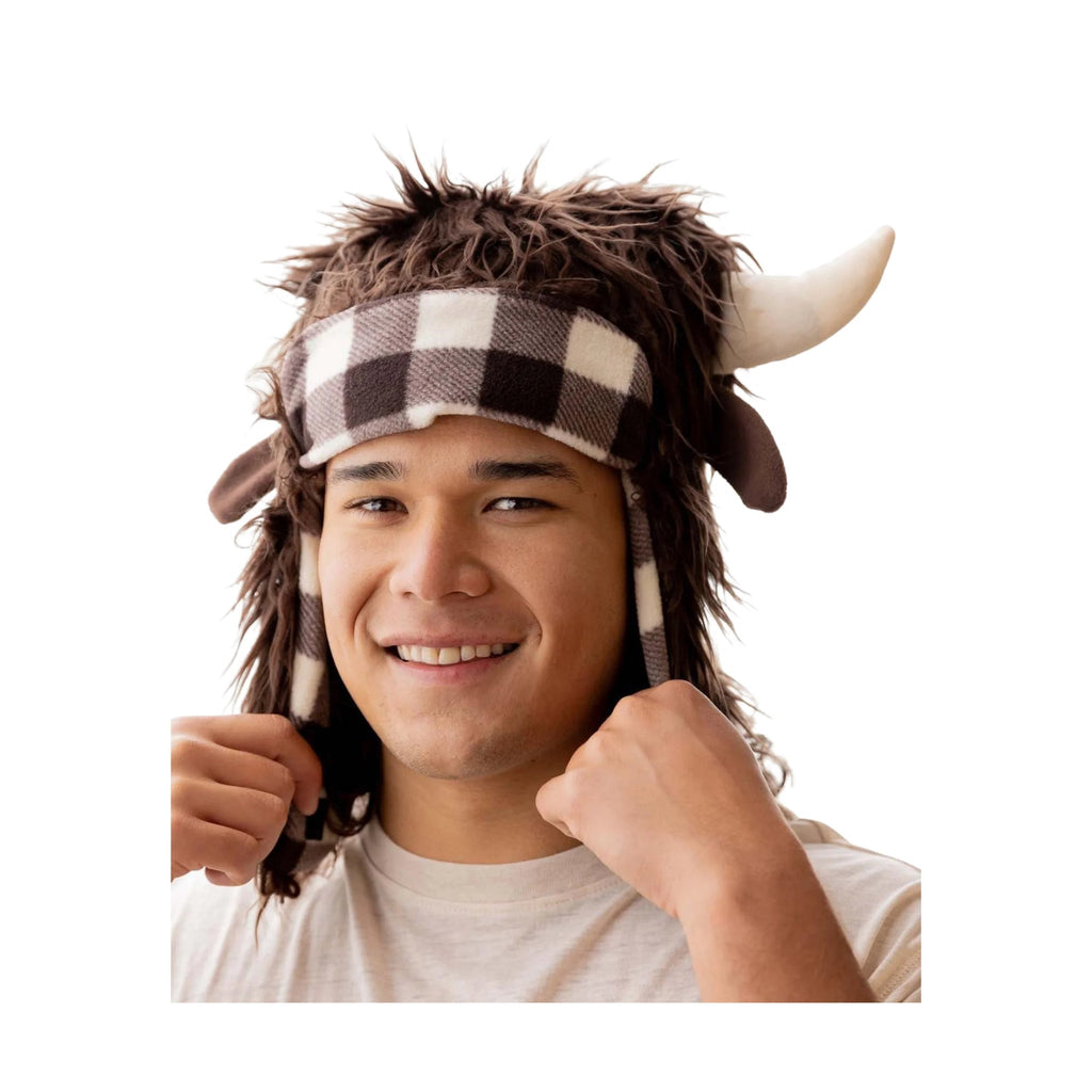 Lazy One Buffalo Critter Cap - Brown - Lenny's Shoe & Apparel