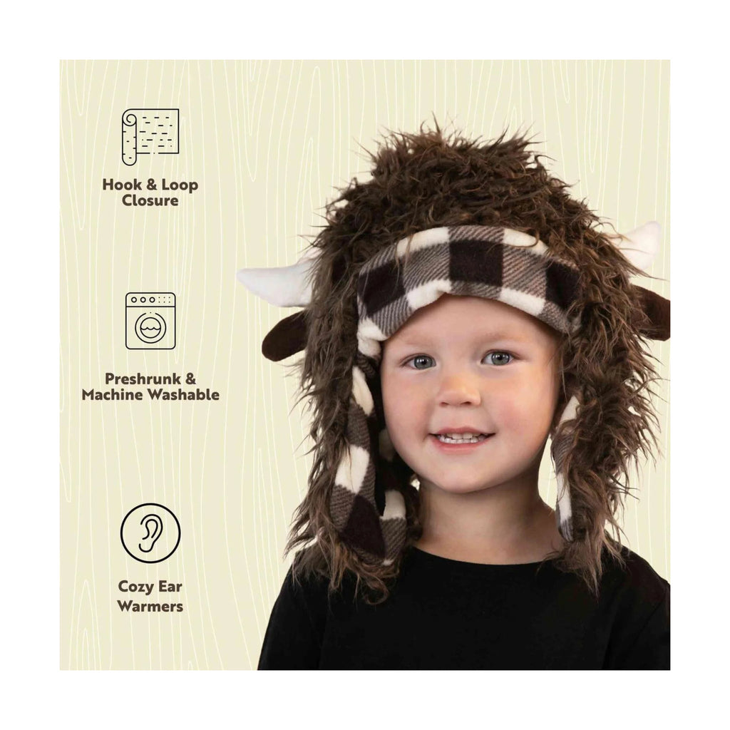 Lazy One Buffalo Critter Cap - Brown - Lenny's Shoe & Apparel