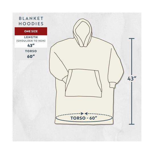 Lazy One Cattitude Blanket Hoodie - Light Blue - Lenny's Shoe & Apparel