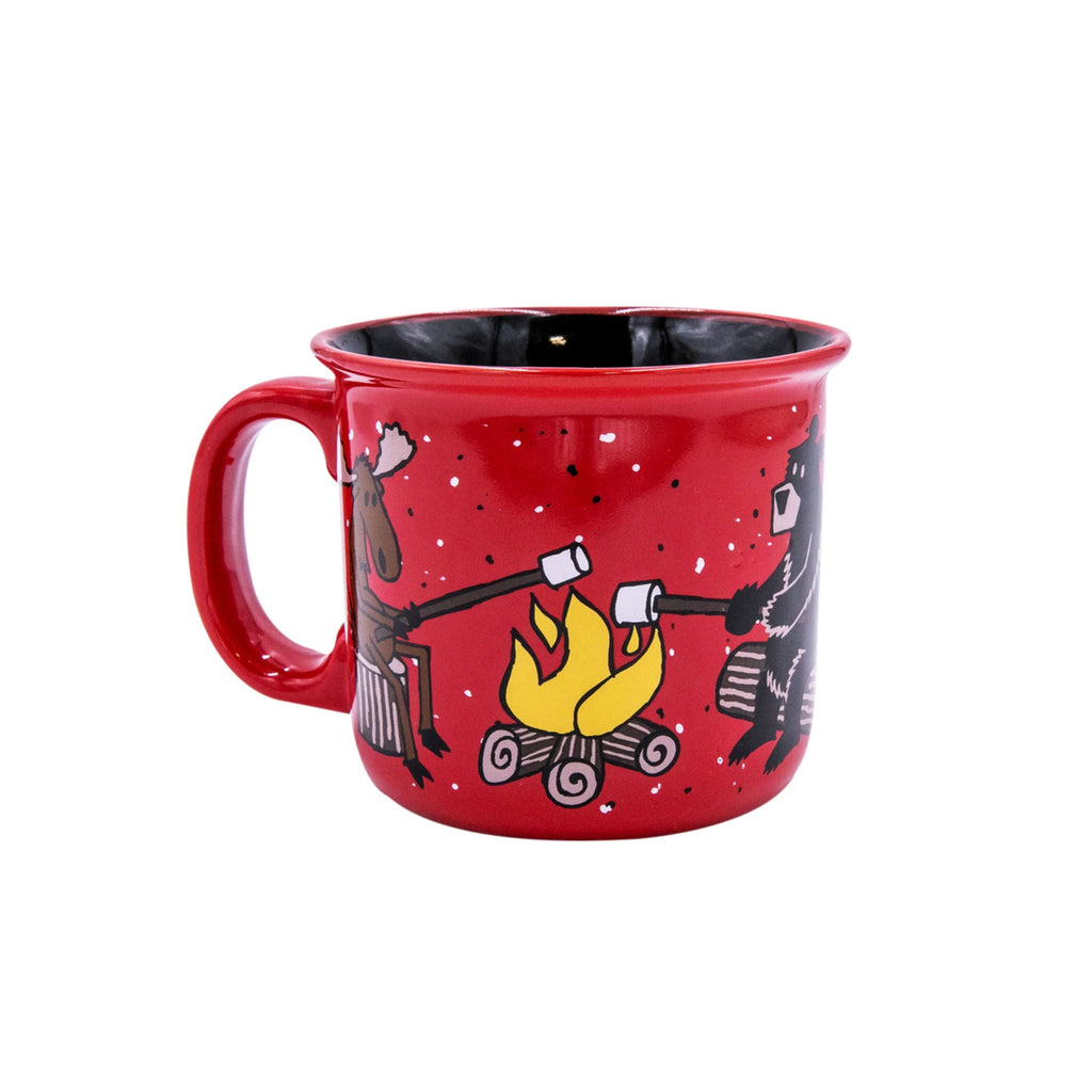 Lazy One Happy Camper Mug - Red - Lenny's Shoe & Apparel