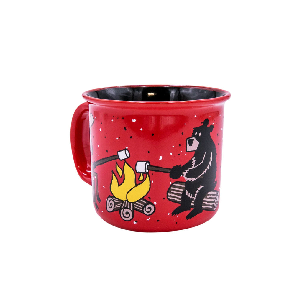 Lazy One Happy Camper Mug - Red - Lenny's Shoe & Apparel