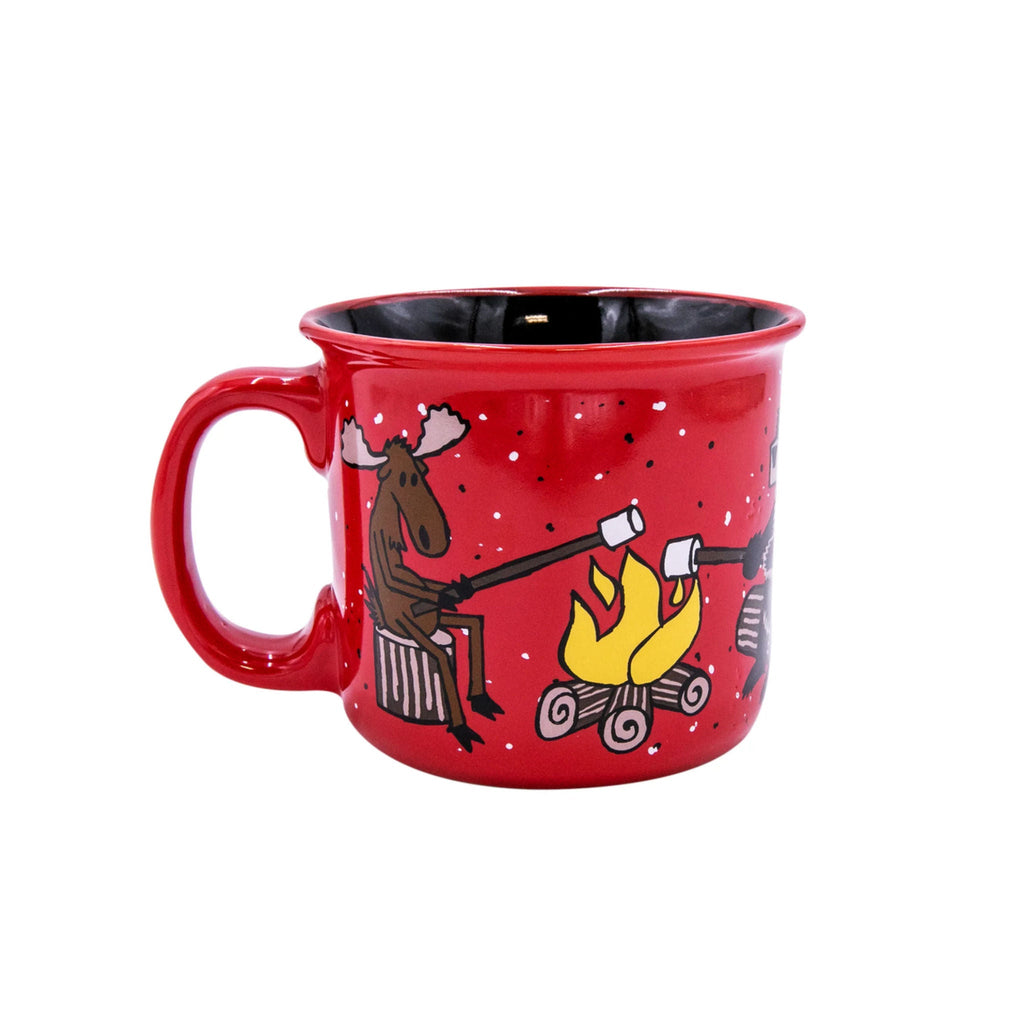 Lazy One Happy Camper Mug - Red - Lenny's Shoe & Apparel