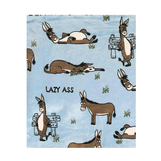 Lazy One Lazy Ass Blanket Hoodie - Blue/Green - Lenny's Shoe & Apparel