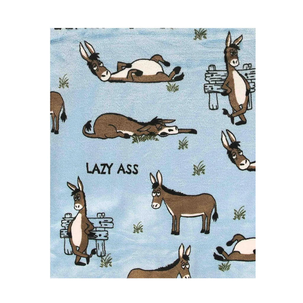 Lazy One Lazy Ass Blanket Hoodie - Blue/Green - Lenny's Shoe & Apparel