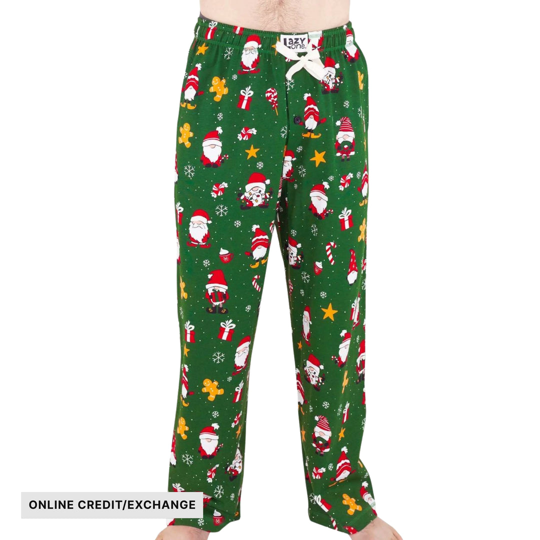 Lazy One Men's Christmas Gnome PJ Pant - Eden Green - ONLINE CREDIT/EXCHANGE - Lenny's Shoe & Apparel