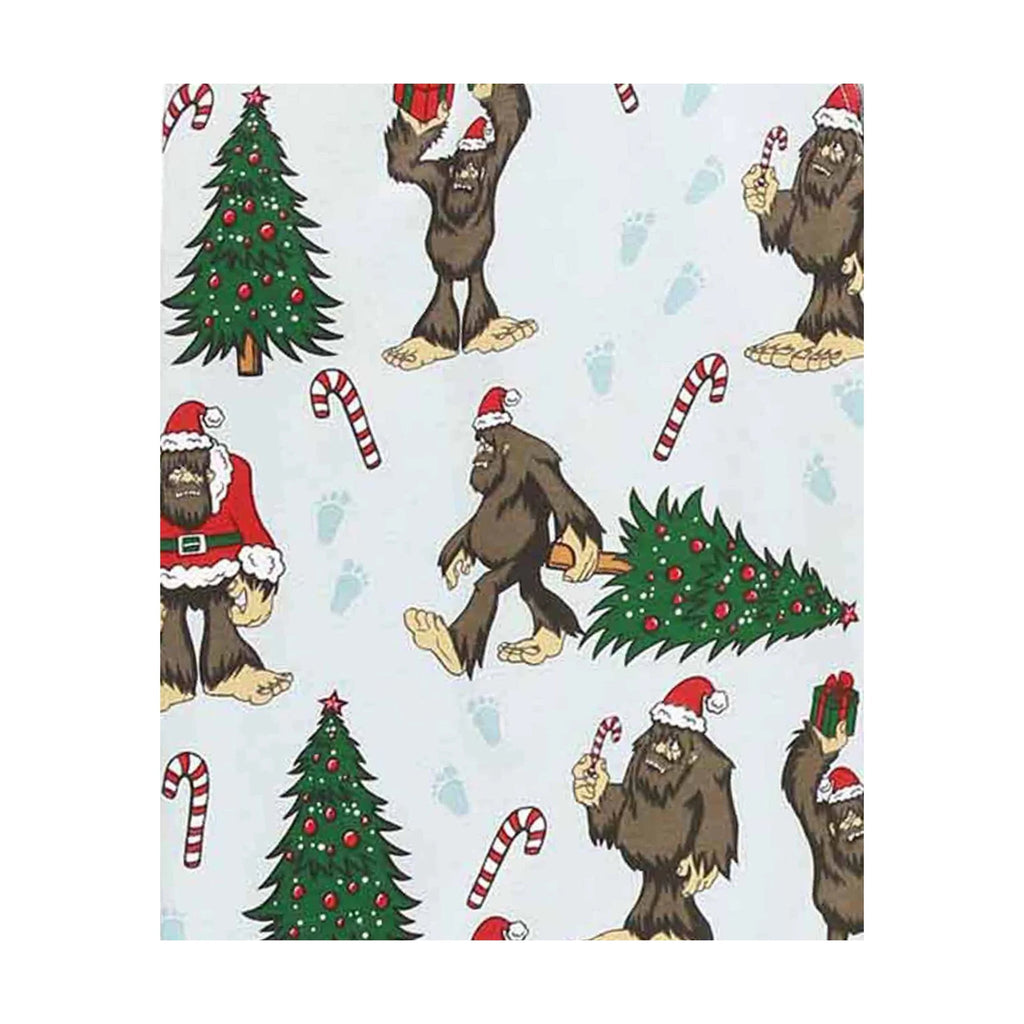 Lazy One Men's Bigfoot Christmas PJ Pant - Light Blue - Lenny's Shoe & Apparel