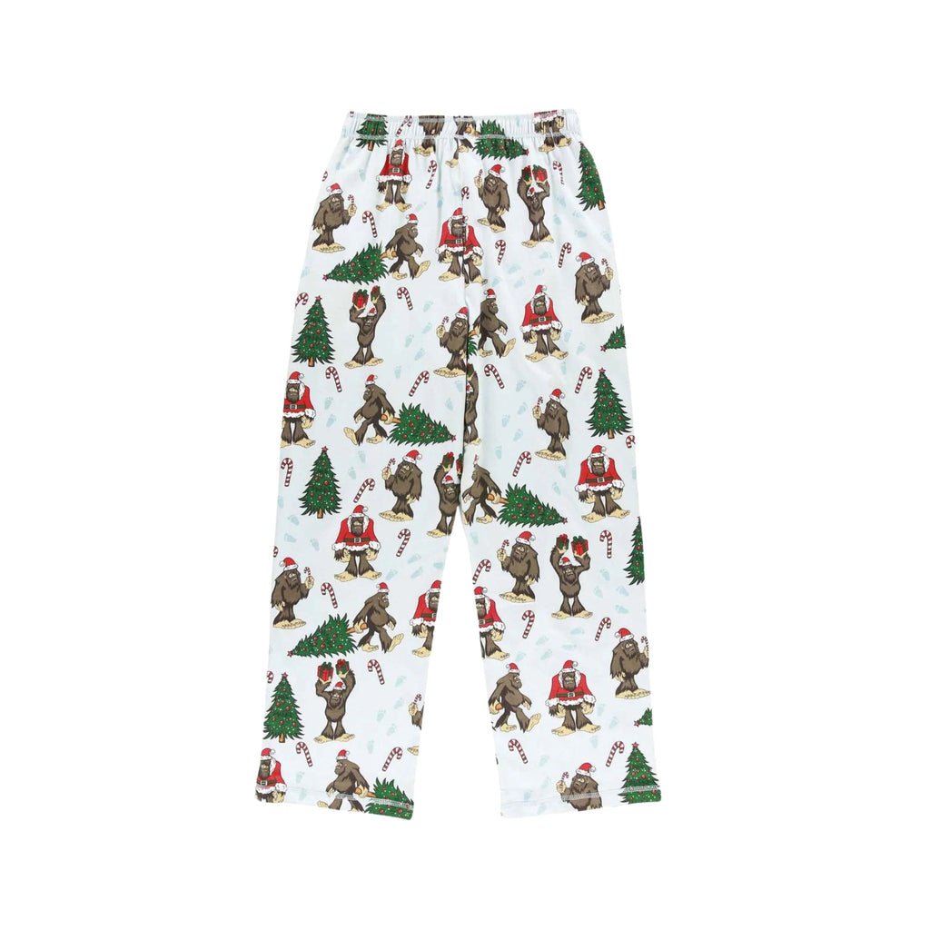 Lazy One Men's Bigfoot Christmas PJ Pant - Light Blue - Lenny's Shoe & Apparel