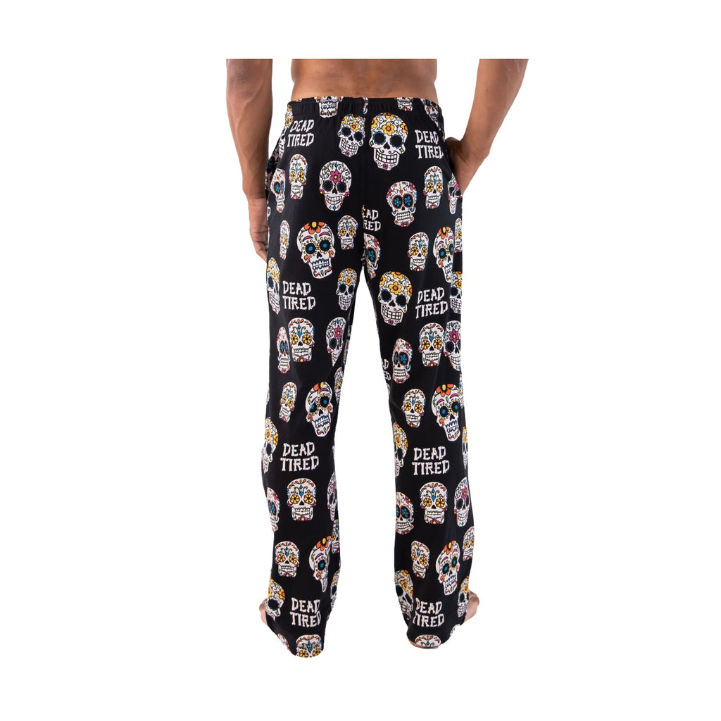 Lazy One Men's Dead Tired PJ Pant - Black/White - Lenny's Shoe & Apparel