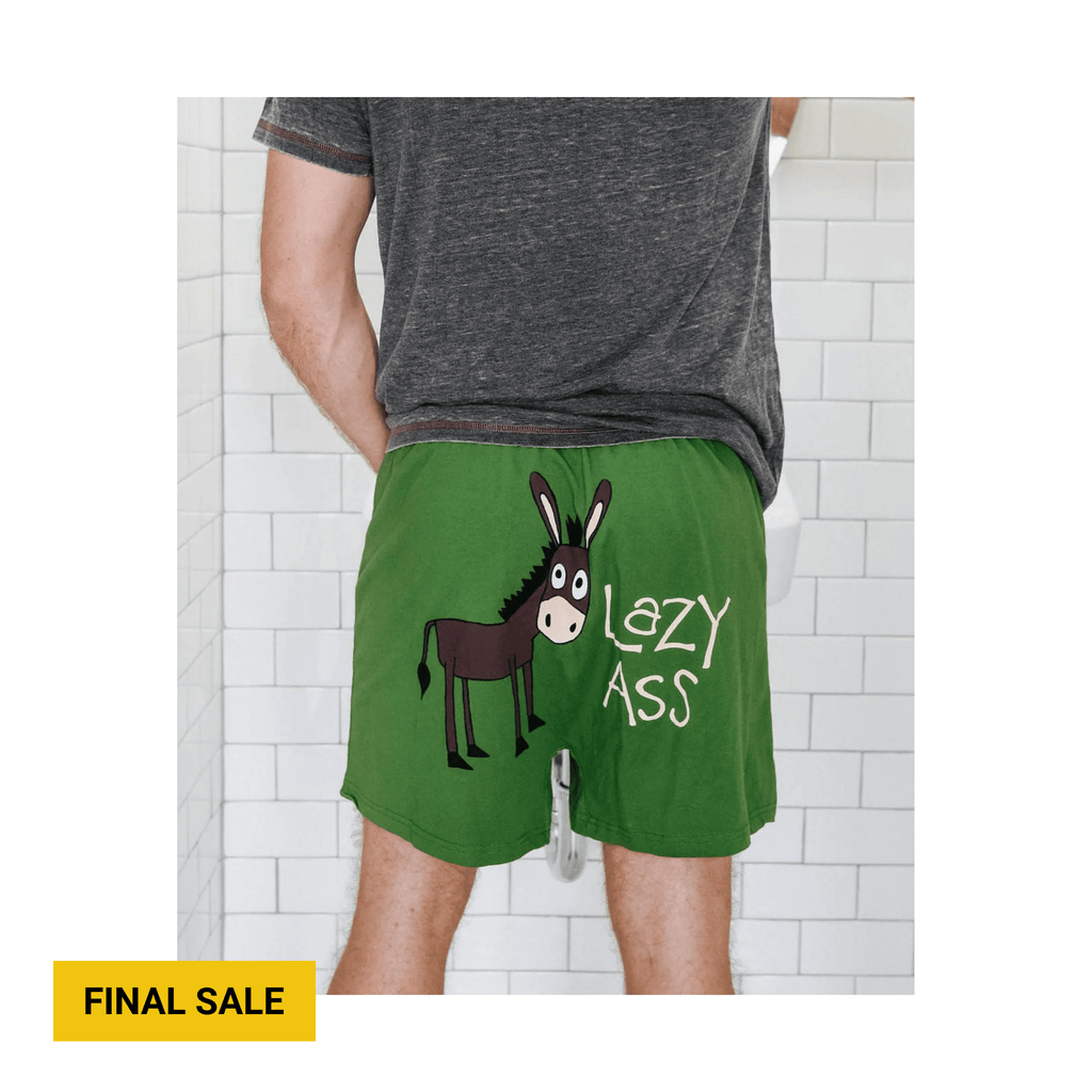 Lazy One Men's Donkey Funny Boxer - Green - Lenny's Shoe & Apparel
