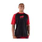 Lazy One Men's Moose PJ Tee - Black/Red - Lenny's Shoe & Apparel