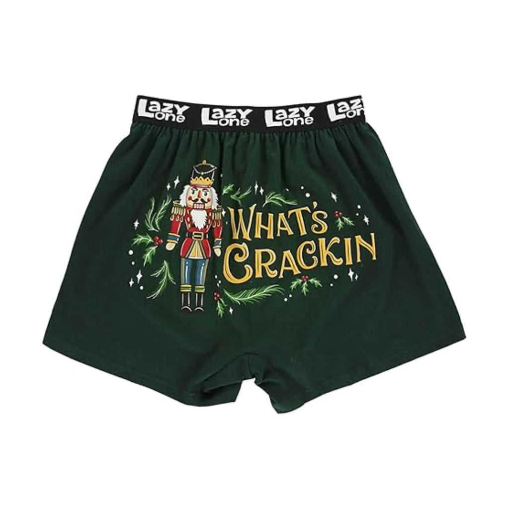 Lazy One Men's Nutcracker Boxer - Green - Lenny's Shoe & Apparel