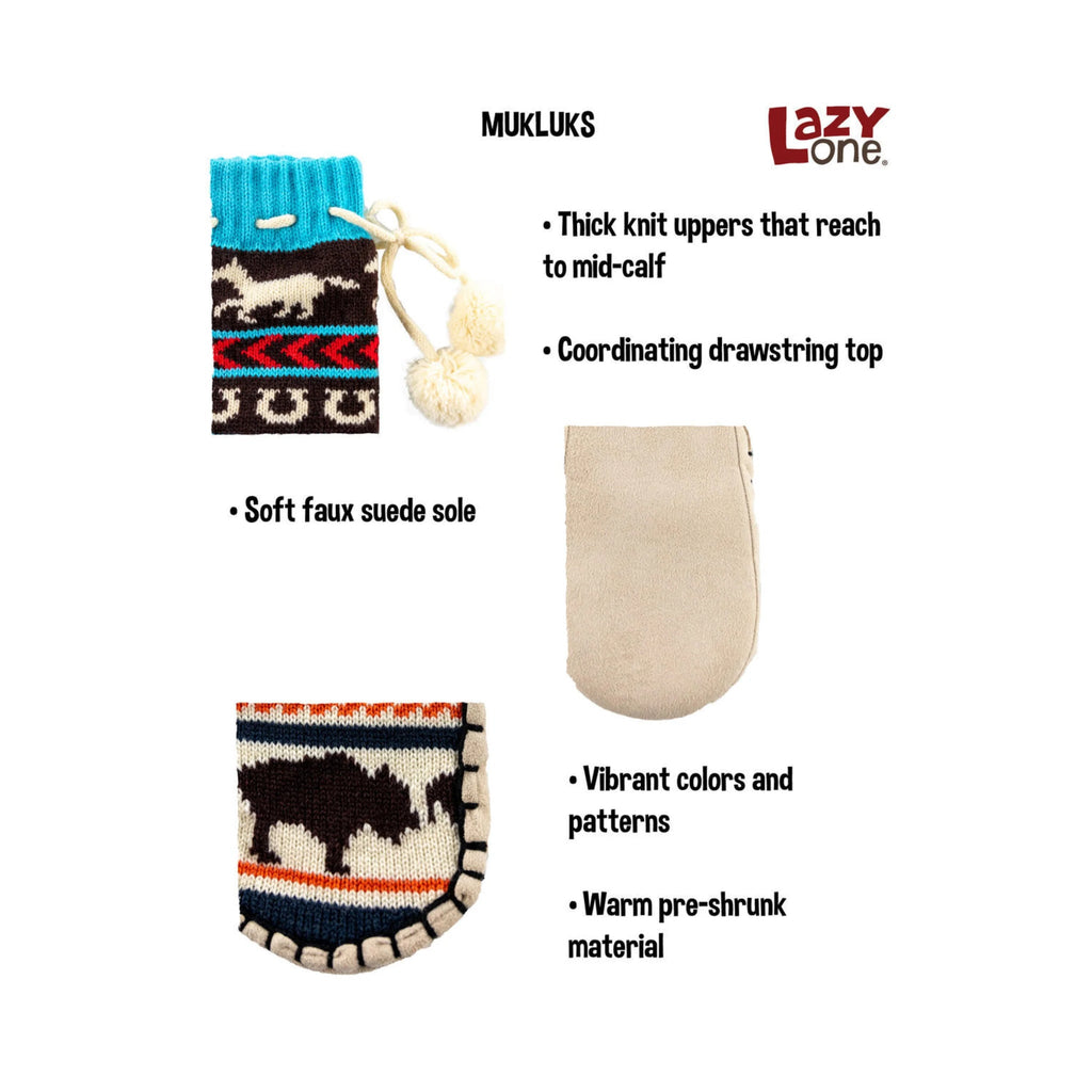 Lazy One Mukluk Slippers - Red/Black - Lenny's Shoe & Apparel