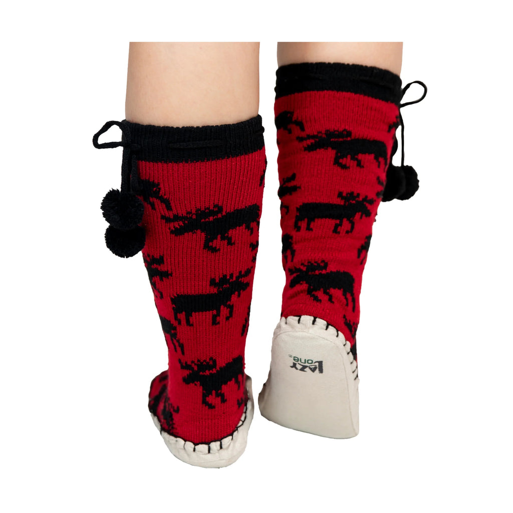 Lazy One Mukluk Slippers - Red/Black - Lenny's Shoe & Apparel