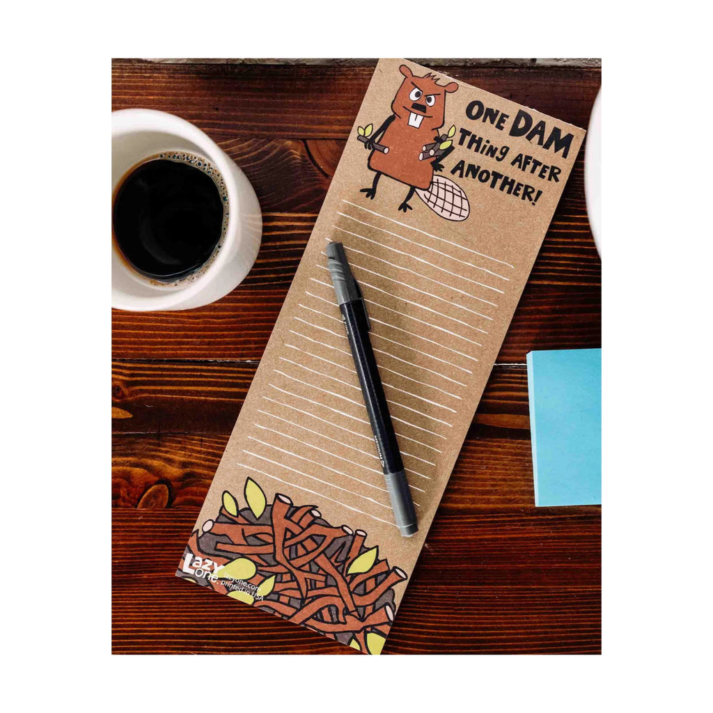 Lazy One One Dam Thing Notepad - Brown - Lenny's Shoe & Apparel