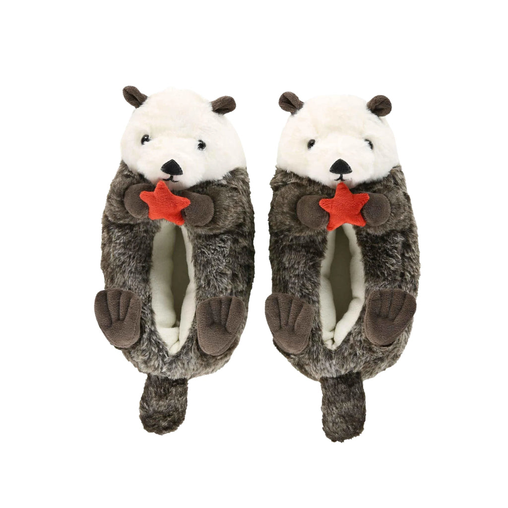 Lazy One Otter Slippers - Brown - Lenny's Shoe & Apparel