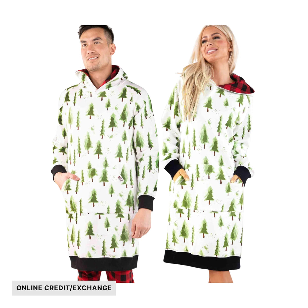 Lazy One Sleep Hoodie - Evergreen Plaid - Lenny's Shoe & Apparel