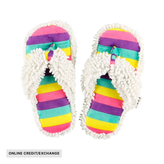 Lazy One Unicorn Spa Slippers - Rainbow - ONLINE CREDIT/EXCHANGE - Lenny's Shoe & Apparel