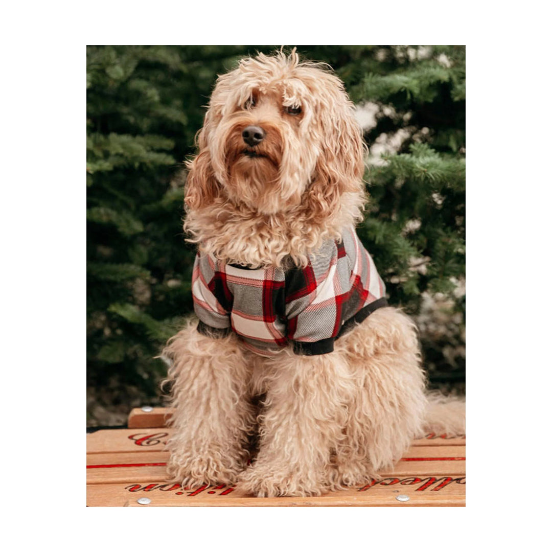 Lazy One VT Dog Shirt - Black Plaid - Lenny's Shoe & Apparel