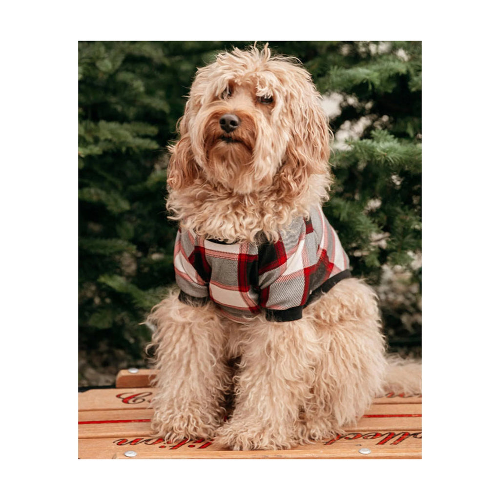Lazy One VT Dog Shirt - Black Plaid - Lenny's Shoe & Apparel