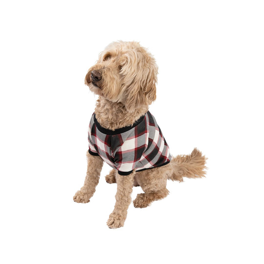 Lazy One VT Dog Shirt - Black Plaid - Lenny's Shoe & Apparel