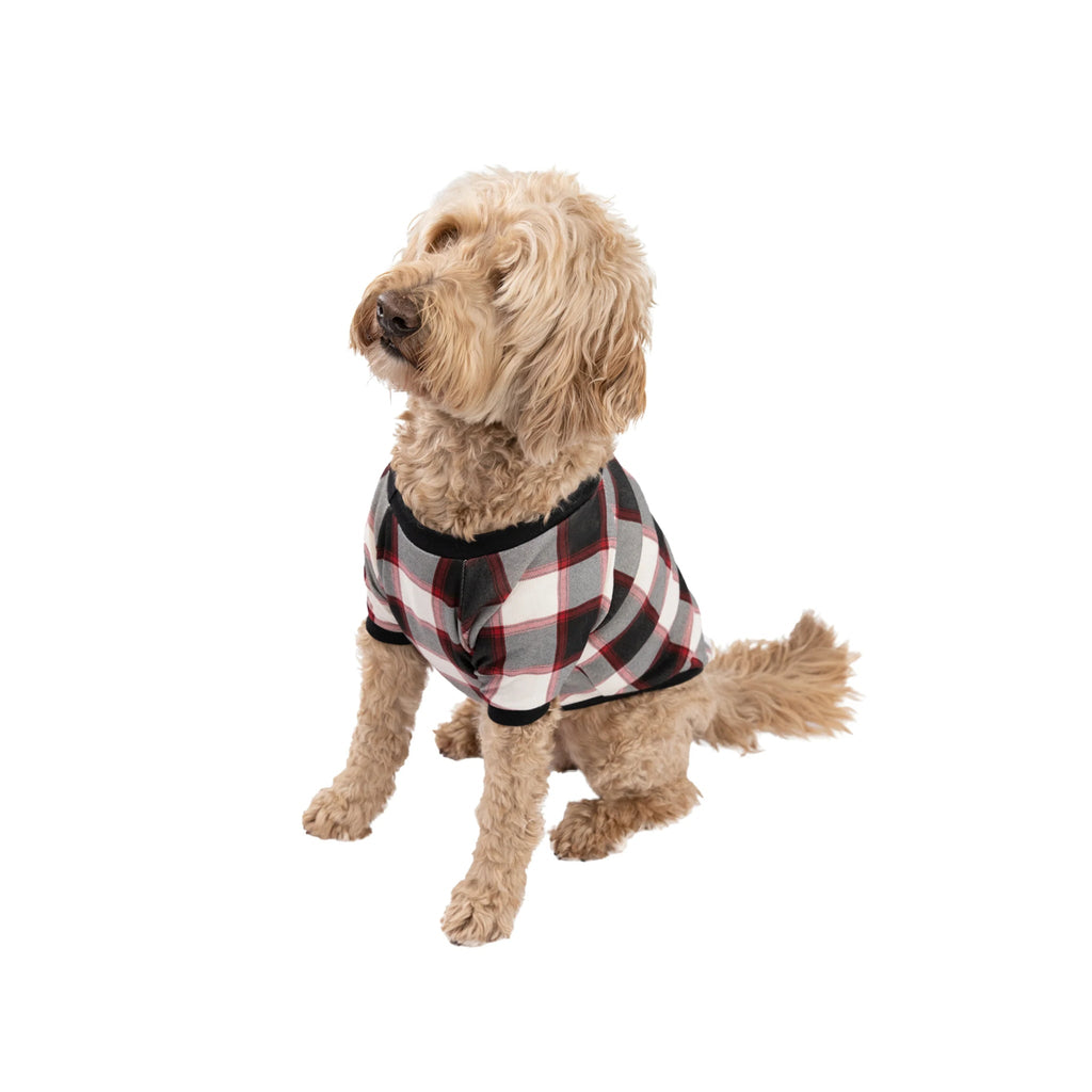 Lazy One VT Dog Shirt - Black Plaid - Lenny's Shoe & Apparel
