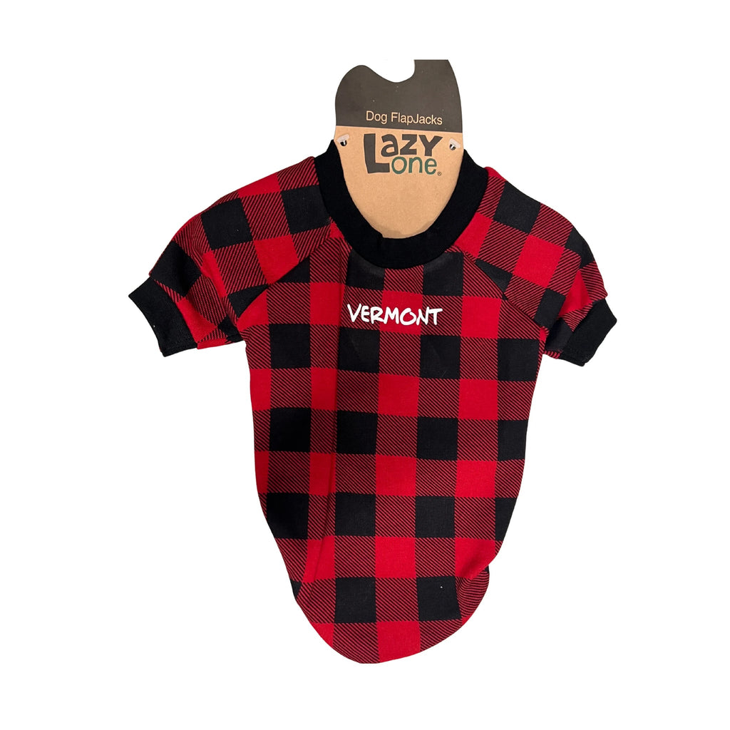 Lazy One VT Dog Shirt - Moose Plaid - Lenny's Shoe & Apparel
