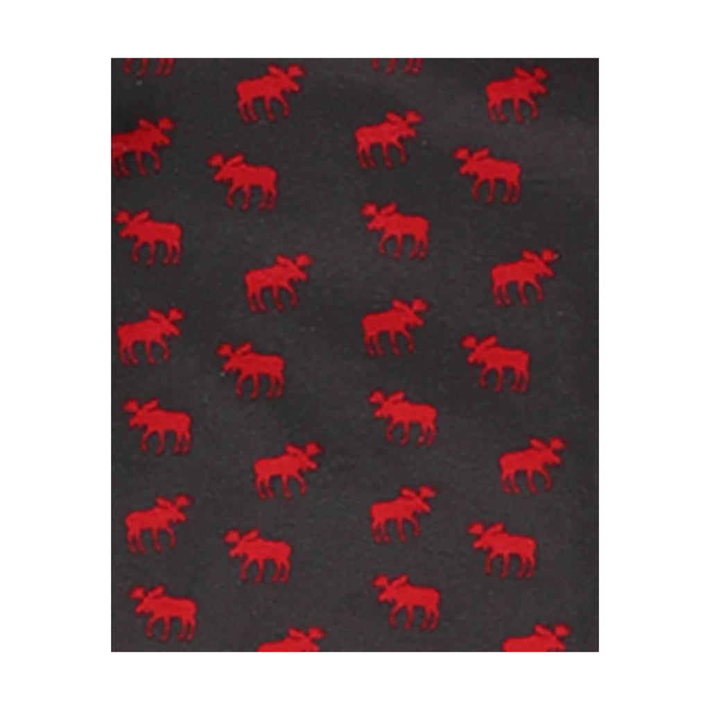 Lazy One Women's Mini Moose Button Down Pajama Set - Grey/Black/Red - Lenny's Shoe & Apparel