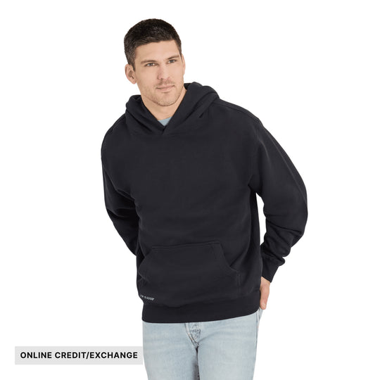 Life Is Good Men's Crafty LIG Good Vibes Fleece Hoodie - True Black - ONLINE CREDIT/EXCHANGE - Lenny's Shoe & Apparel